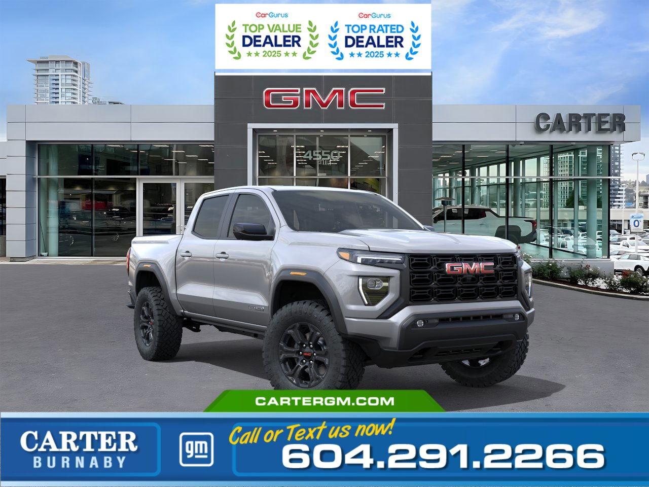 New 2025 GMC Canyon ELEVATION 4WD | OFF-ROAD SUSP/PROGRADE TRAILERING for sale in Burnaby, BC