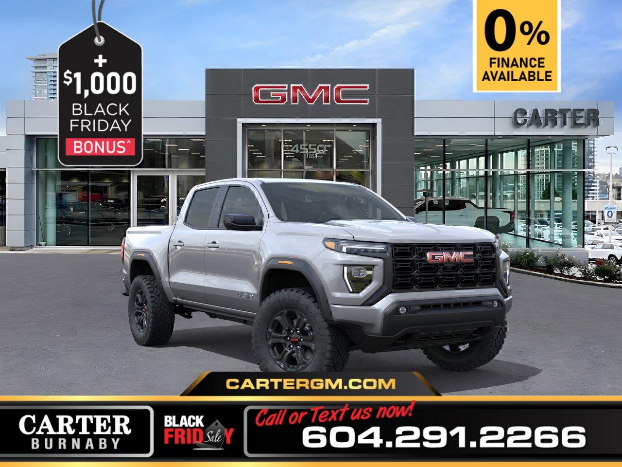 New 2025 GMC Canyon ELEVATION 4WD | OFF-ROAD SUSP/PROGRADE TRAILERING for sale in Burnaby, BC