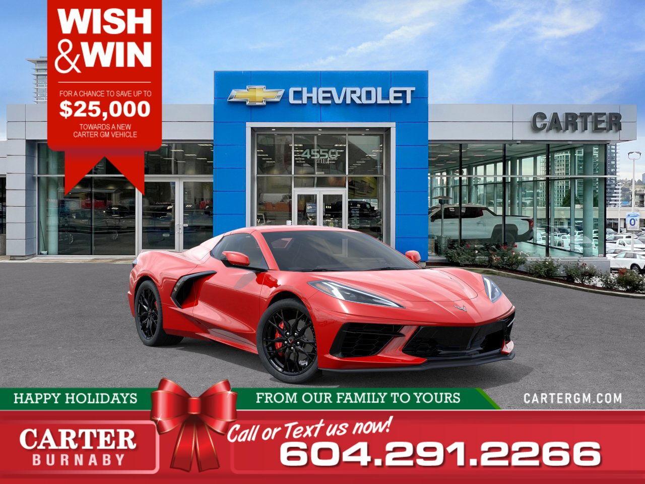 New 2026 Chevrolet Corvette 1LT RWD | WISH & WIN - SAVE UP TO $25,000! for sale in Burnaby, BC