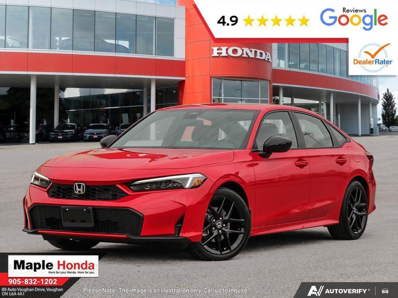 New 2026 Honda Civic Hybrid CIVIC 4D SPORT HYB for sale in Vaughan, ON