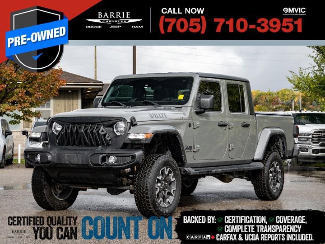 Used 2021 Jeep Gladiator Willys for sale in Barrie, ON