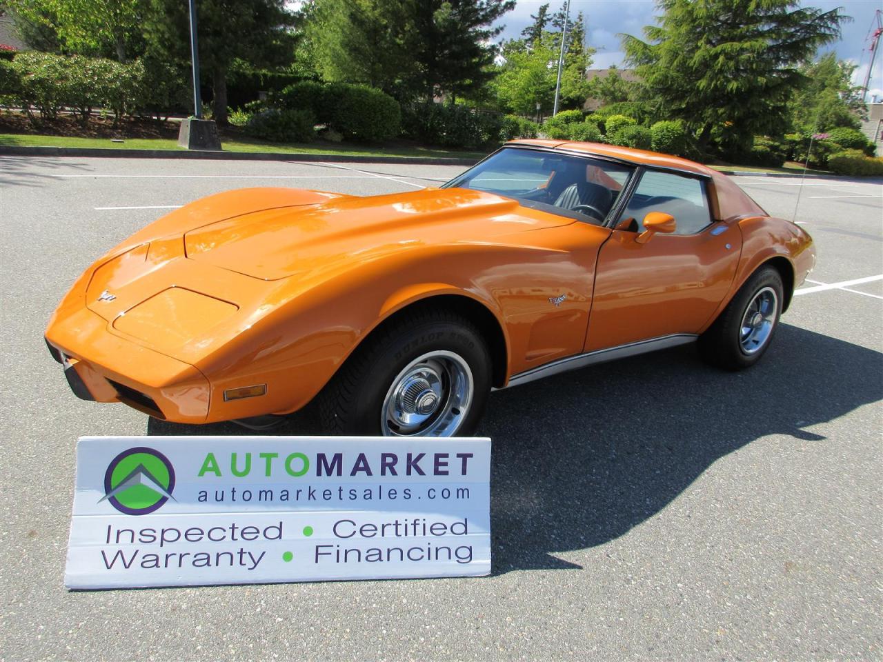 Used 1977 Chevrolet Corvette L48 STINGRAY T -TOPS & A/C RARE! FREE BCAA MBRSHP & WRNTY! for sale in Surrey, BC