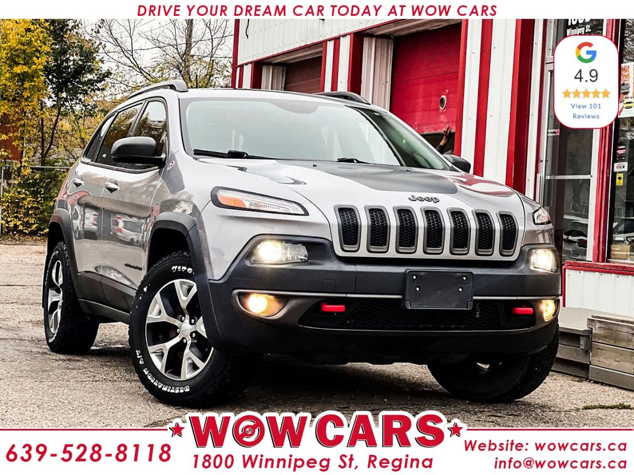 Used 2017 Jeep Cherokee Trailhawk (Off-Road Pkg) for sale in Regina, SK