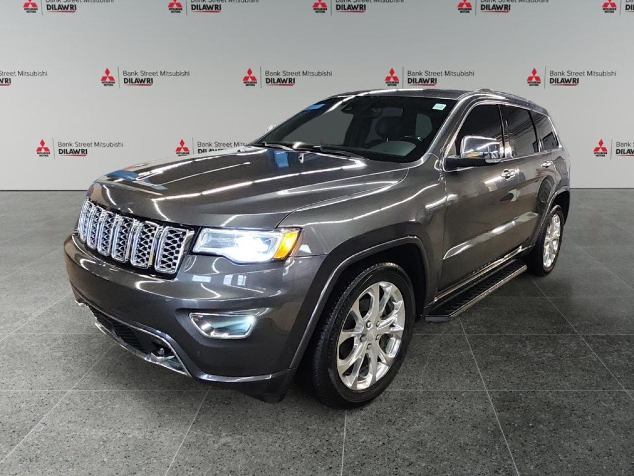 Balance of 5 year/100,000kms BASIC warranty and 10 year/160,000kms Factory Powertrain Warranty on ALL MITSUBISHI products! Best in the industry!!!! Unleash your adventurous spirit with the 2019 Jeep Grand Cherokee Overland 4x4 in a striking gray hue. Its 4x4 drivetrain ensures solid handling on both rugged terrains and city streets. The Grand Cherokees exterior is accentuated by sleek alloy wheels that enhance its bold SUV profile. Inside, the lush leather seats and a sunroof/moonroof invite comfort and luxury on every journey. The meticulously crafted leather steering wheel and leather/metal-look gear shifter heightens the interior aesthetics. Stay connected on your trips with features such as a state-of-the-art navigation system and Bluetooth connectivity. The expansive technology suite includes a backup camera, satellite radio, and a Wi-Fi hotspot, ensuring youre equipped for anything. Safety is elevated with lane assist, parking sensors, brake assist, and smart device integration. This premium SUV is perfect for families craving comfort or outdoor enthusiasts looking for sturdiness and style. Connect with our dealership today for more information on making the 2019 Jeep Grand Cherokee Overland 4x4 yours!