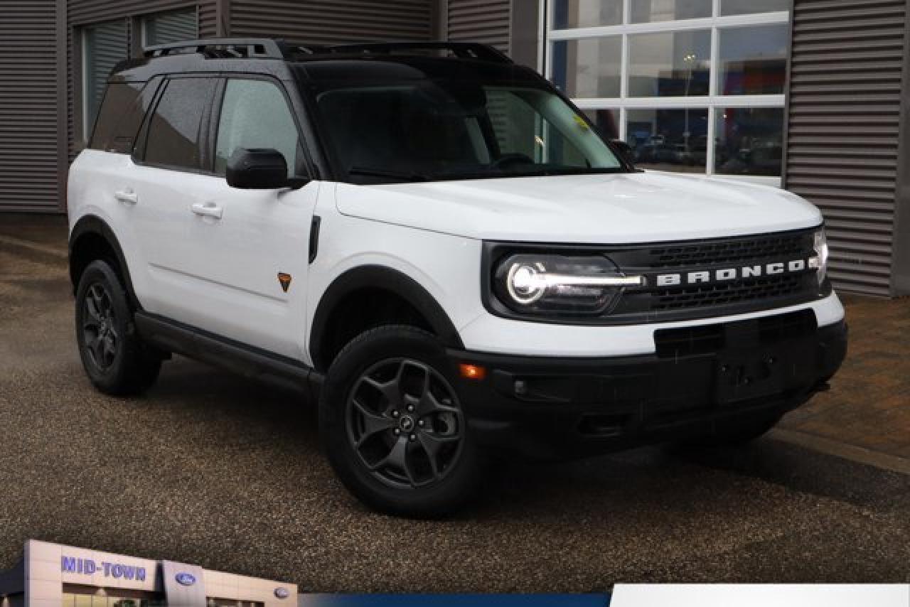 Used 2022 Ford Bronco Sport Badlands local trade low low km for sale in Winnipeg, MB