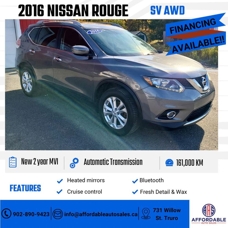 Used 2016 Nissan Rogue SV for sale in Truro, NS