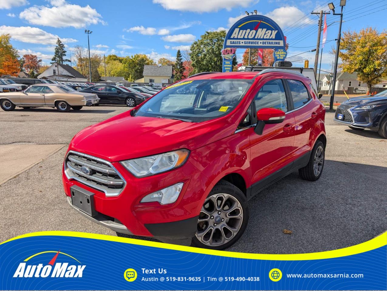 Used 2019 Ford EcoSport Titanium for sale in Sarnia, ON