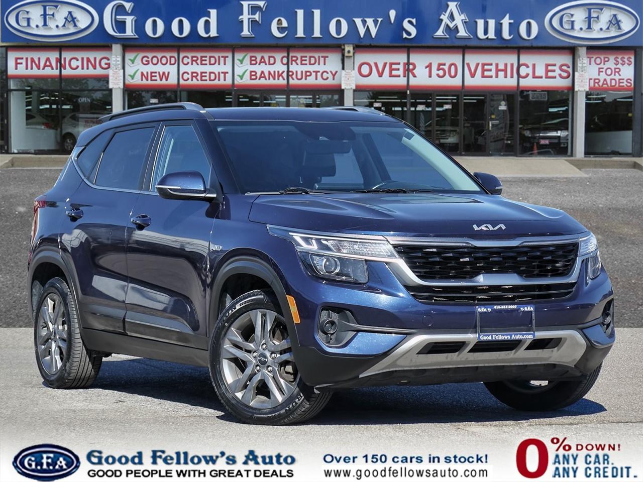 Used 2022 Kia Seltos EX MODEL, AWD, LEATHER SEATS, SUNROOF, REARVIEW CA for sale in Toronto, ON