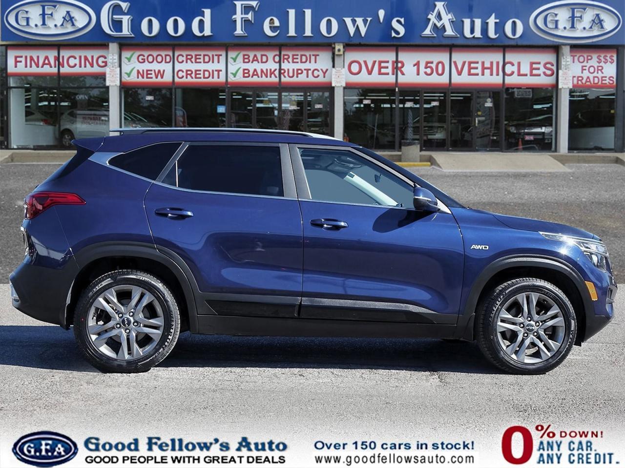 2022 Kia Seltos EX MODEL, AWD, LEATHER SEATS, SUNROOF, REARVIEW CA - Photo #3