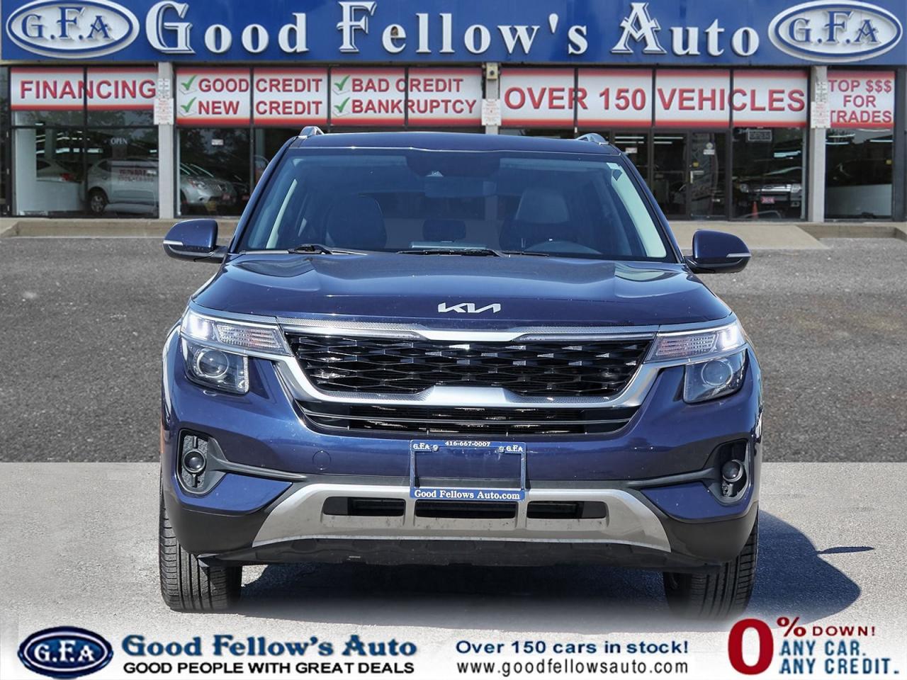 2022 Kia Seltos EX MODEL, AWD, LEATHER SEATS, SUNROOF, REARVIEW CA - Photo #2