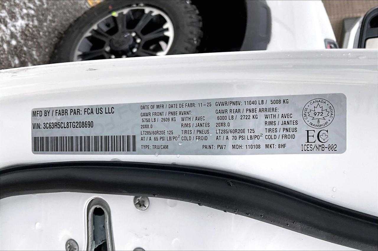 2026 RAM 2500 WARLOCK CREW | 6.7L Diesel | Bed Utility | Lvl1 Photo