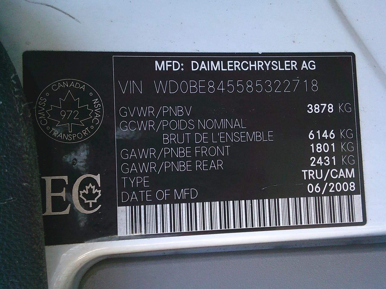 2008 Dodge Sprinter 2500 170 - Photo #38