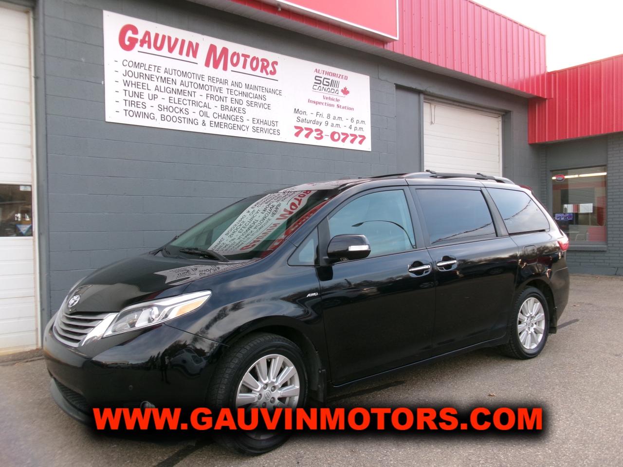 Used 2017 Toyota Sienna XLE Limited AWD Top of the line! for sale in Swift Current, SK