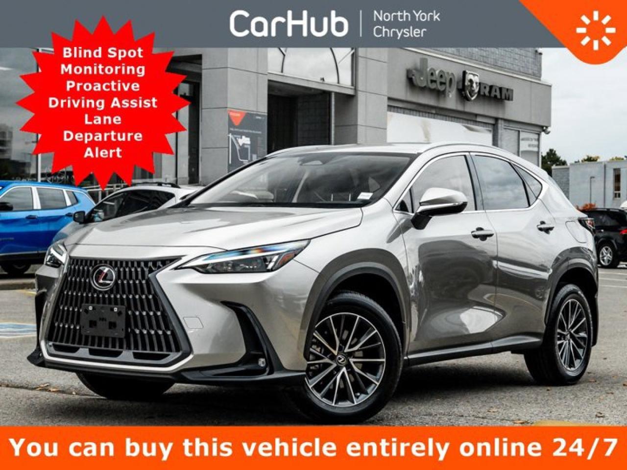 Used 2022 Lexus NX 250 Blind Spot Monitoring Proactive Driving Assist Lane Departure Alert for sale in Thornhill, ON