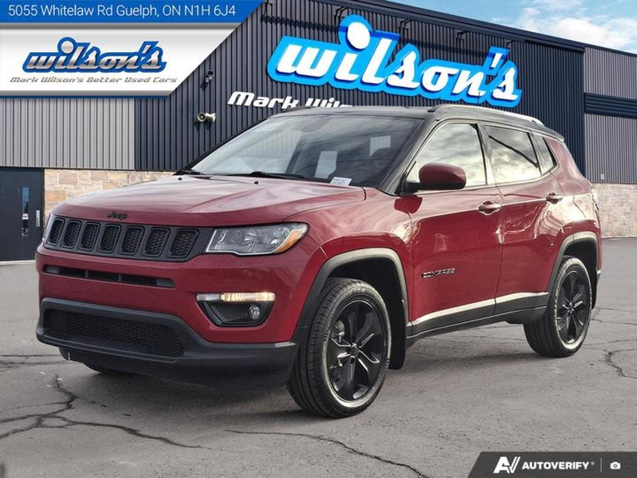 Used 2021 Jeep Compass Altitude 4WD | Black Top | Leatherette | Navigation | Rear Camera | Carplay + Android Auto | for sale in Guelph, ON