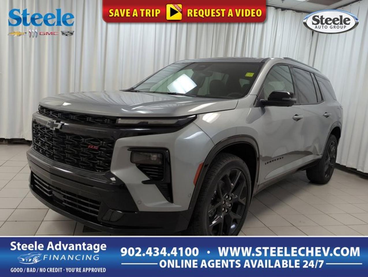 Experience the future of family travel with the brand new 2026 Chevrolet Traverse RS, now available at Steele Chevrolet Buick GMC in Dartmouth. This all-wheel drive SUV, finished in a refined grey exterior with a sleek black interior, offers modern versatility, advanced engineering and a bold presence for Canadian roads. With four doors, a responsive automatic transmission, and a fuel-efficient 2.5L DOHC I4 gas engine, the Traverse RS is designed for drivers who value both performance and practicality.FEATURES OF THE Traverse RSAll-wheel drive for enhanced year-round traction2.5L DOHC I4 engine for efficiencyAutomatic transmission for smooth drivingFour-door configuration for easy accessADVANCED SAFETY FEATURESComprehensive airbag system for occupant protectionAnti-lock braking system for confident stoppingElectronic stability control for improved handlingTraction control system for added securityPERFORMANCE AND EFFICIENCY2.5L gas engine delivers balanced powerAll-wheel drive for Canadian weather adaptabilityDOHC technology for responsive accelerationAutomatic transmission ensures seamless shiftingCOMFORT AND CONVENIENCESpacious interior for family and friendsFour-door access for easy entry and exitUser-friendly controls within arms reachAmple headroom and legroom for all passengersTECHNONOLGY AND CONNECTIVITYModern dashboard with digital displaysIntuitive infotainment system for entertainmentUSB ports for device chargingBluetooth capability for hands-free callsCARGO SPACEGenerous rear cargo area for luggageFlexible seating to expand storage optionsEasy-fold rear seats for larger itemsWide rear opening for convenient loadingWHAT OTHER OWNERS LIKEConfident all-wheel drive in all seasonsRoomy interior for family tripsSmooth automatic transmission performancePractical cargo space for everyday needsThis 2026 Chevrolet Traverse RSs VIN is: 1GNEVLKS6TJ125436.