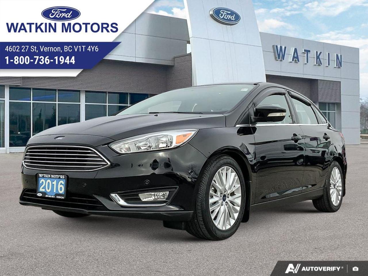 Used 2016 Ford Focus Titanium for sale in Vernon, BC