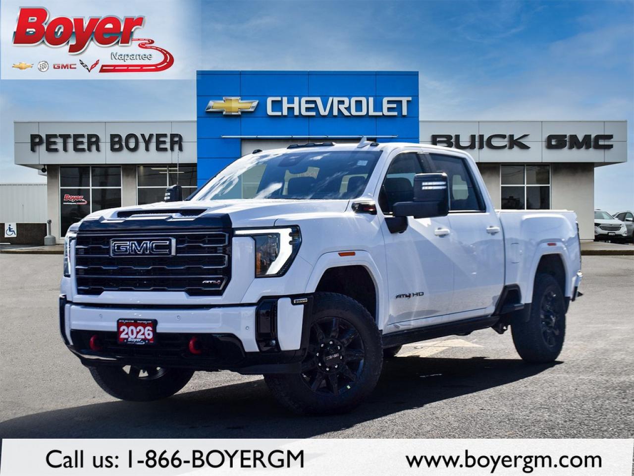 New 2026 GMC Sierra 3500 HD 4WD Crew Cab Standard Box AT4 for sale in Napanee, ON