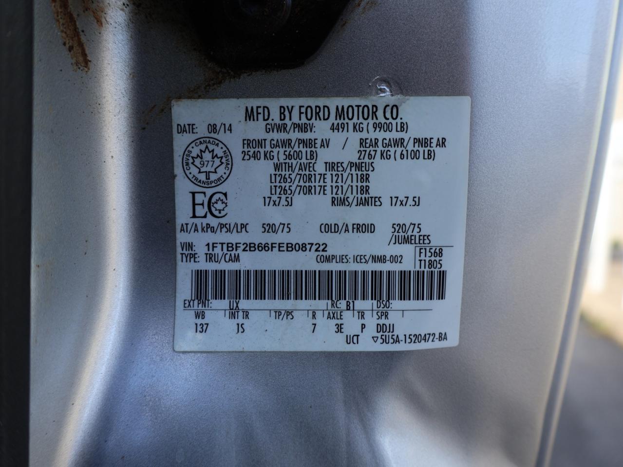 2015 Ford F-250 SD 6.2L V8 XL 4WD LONG BED CERTIFIED *ACCIDENT FREE**LOW KMS* CRUISE ALLOYS - Photo #23