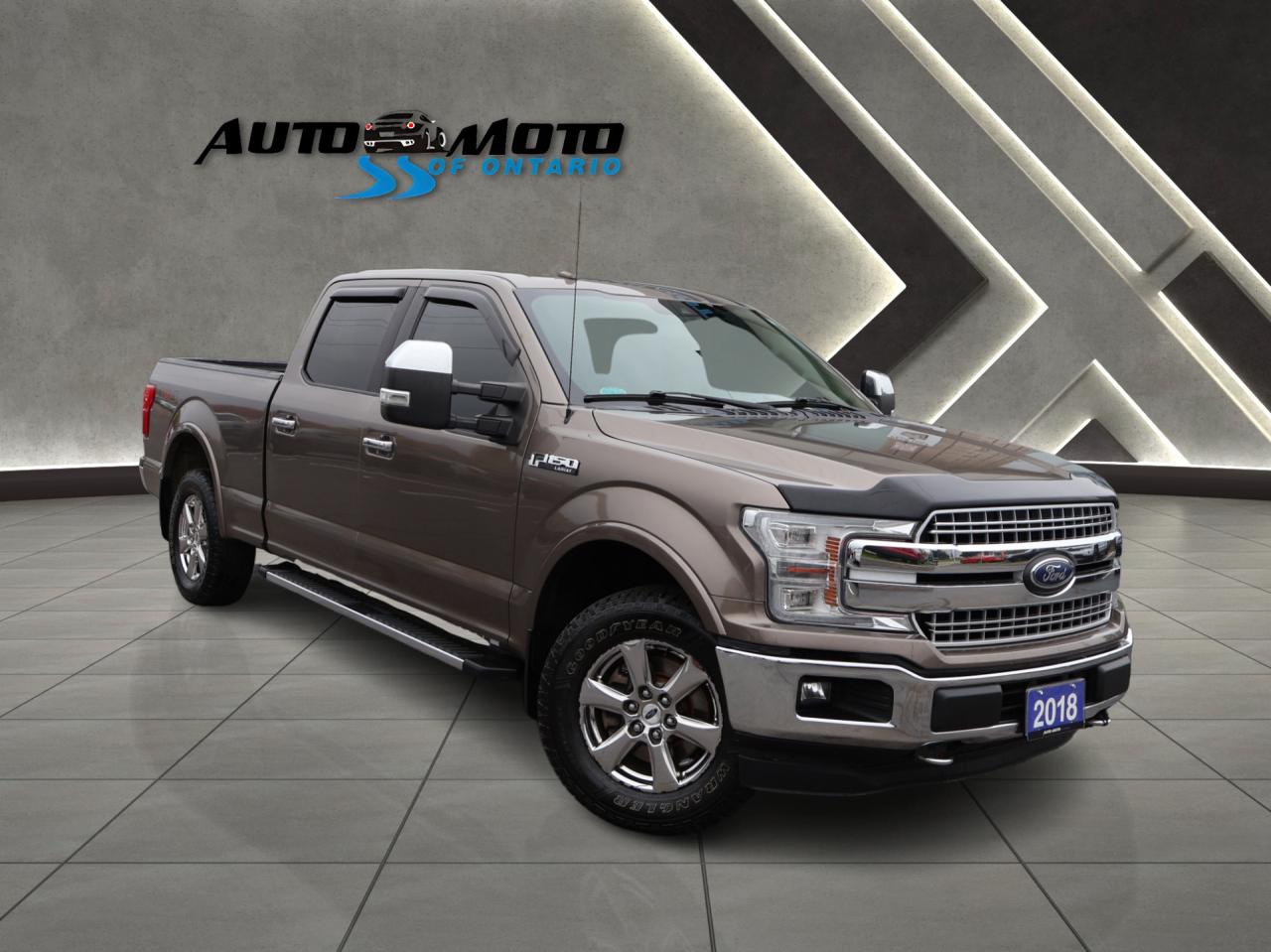 2018 Ford F-150 LARIAT 4WD CERTIFIED *FORD MAINTAIN* CAMERA NAV BLUETOOTH LEATHER HEATED SEATS CRUISE ALLOYS