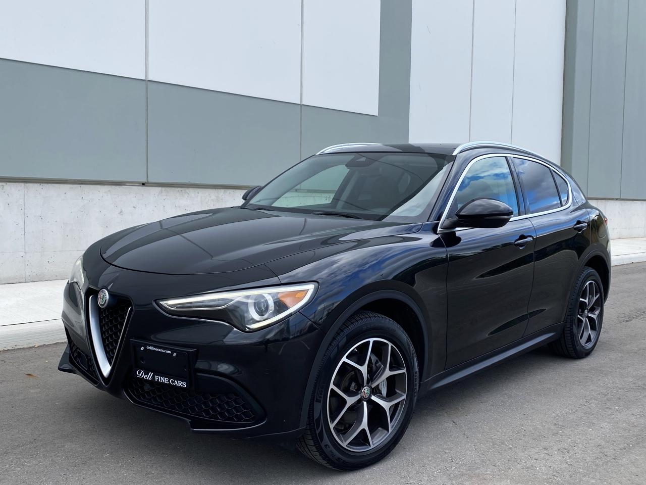 2018 Alfa Romeo Stelvio Ti Q4 AWD-SPORT-NAV-CAMERA-PANO ROOF-1 OWNER - Photo #2