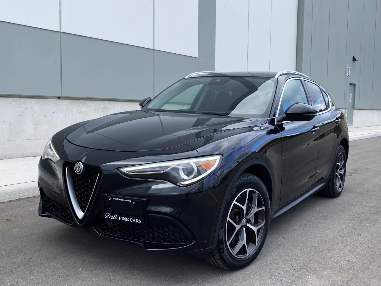 Used 2018 Alfa Romeo Stelvio Ti Q4 AWD-SPORT-NAV-CAMERA-PANO ROOF-1 OWNER for sale in Toronto, ON