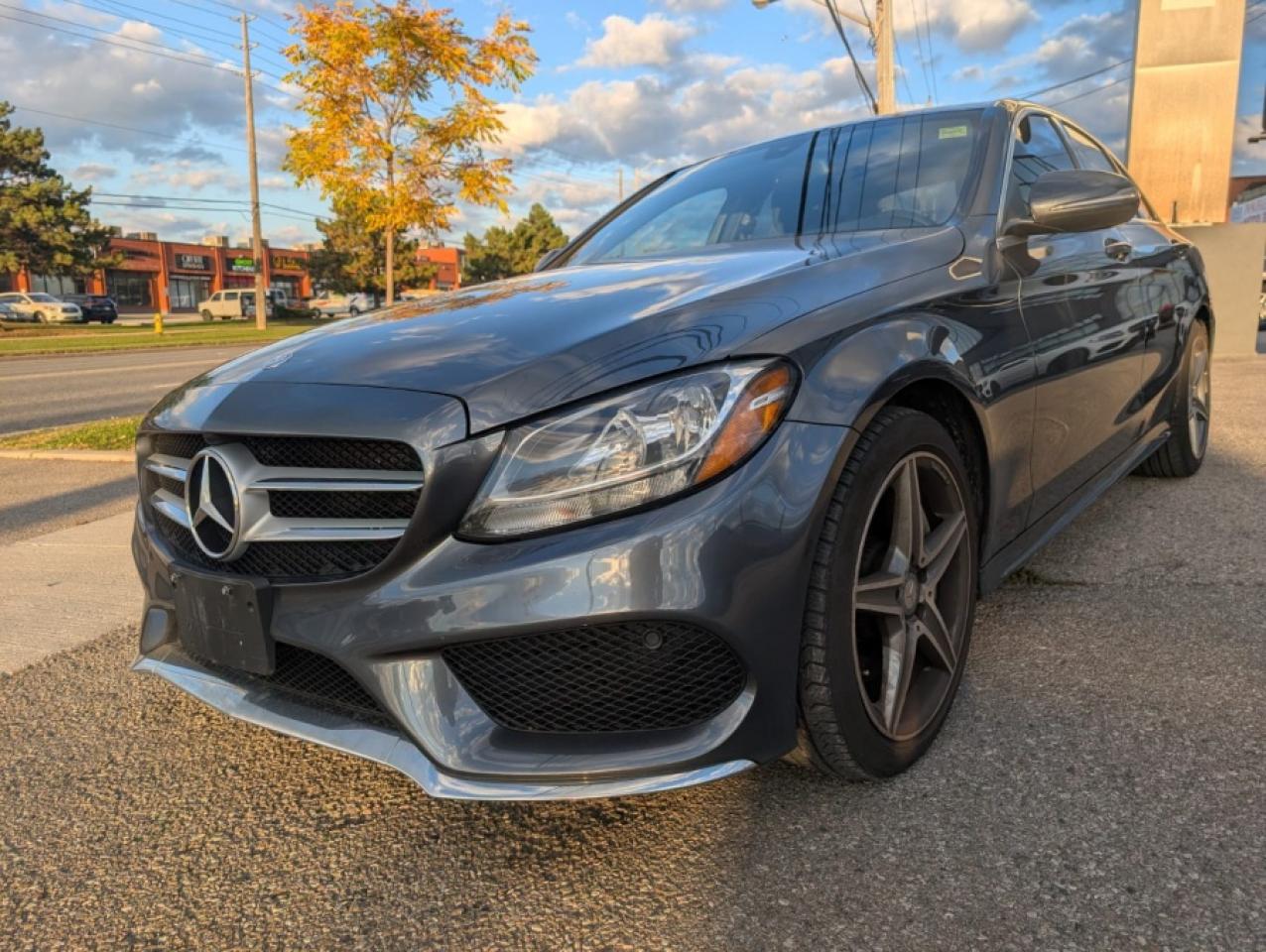 Used 2016 Mercedes-Benz C-Class C-CLASS 4MATIC * LOW MILAGE * PANO ROOF * AMG for sale in North York, ON