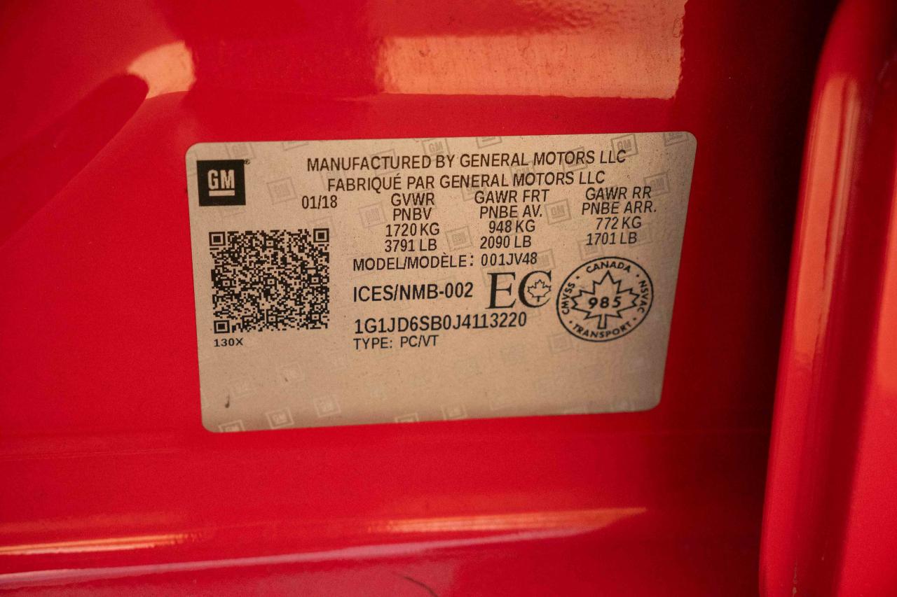 2018 Chevrolet Sonic LT TUBRO - Photo #63