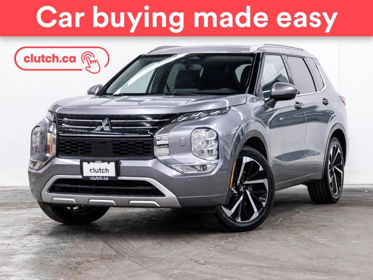 Used 2022 Mitsubishi Outlander GT S-AWC w/ Apple CarPlay & Android Auto, Panoramic Moonroof, Nav for sale in Toronto, ON
