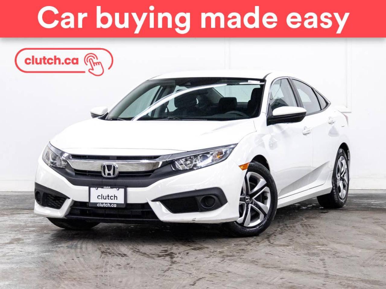 Used 2016 Honda Civic LX FWD w/Apple CarPlay & Android Auto, Heated Front Seats, Backup Cam for sale in Toronto, ON