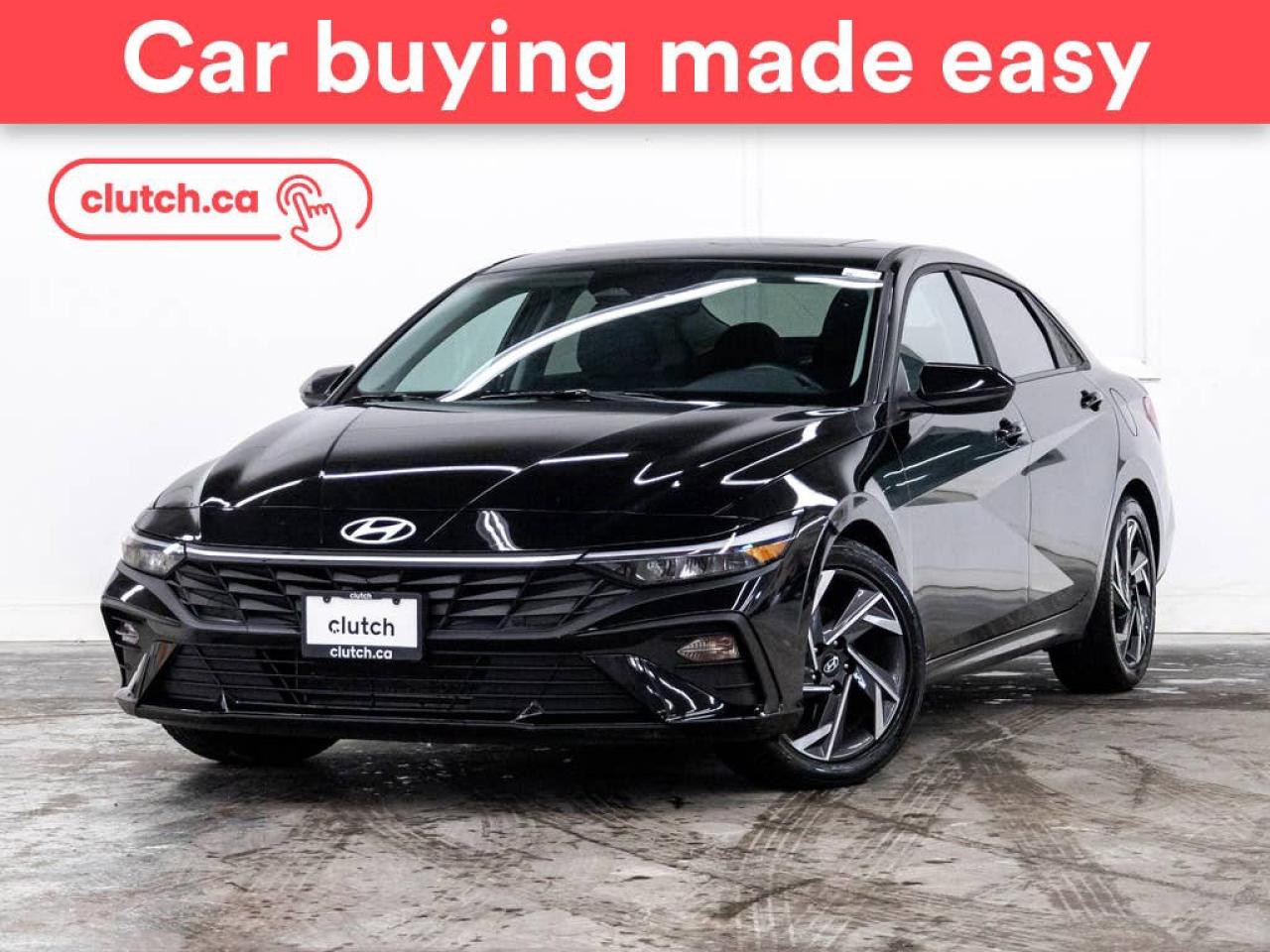 Used 2024 Hyundai Elantra Preferred w/ Tech Pkg w/Apple CarPlay & Android Auto, Heated Front Seats, Backup Cam for sale in Toronto, ON