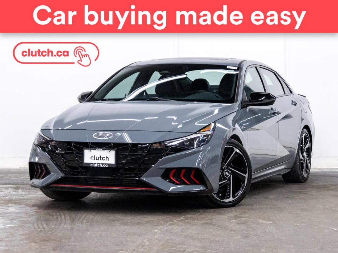 Used 2023 Hyundai Elantra N-Line Ultimate w/Apple CarPlay & Android Auto, Heated Front Seats, Backup Cam for sale in Toronto, ON