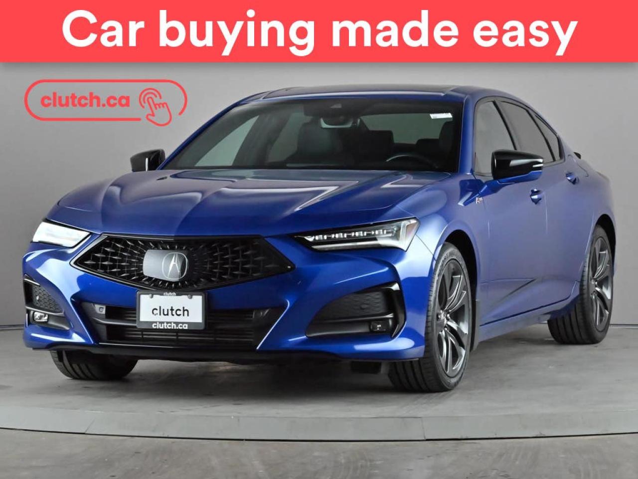 Used 2021 Acura TLX SH-AWD w/ A-Spec w/ Apple CarPlay, Heated Front Seats, Rearview Cam for sale in Toronto, ON