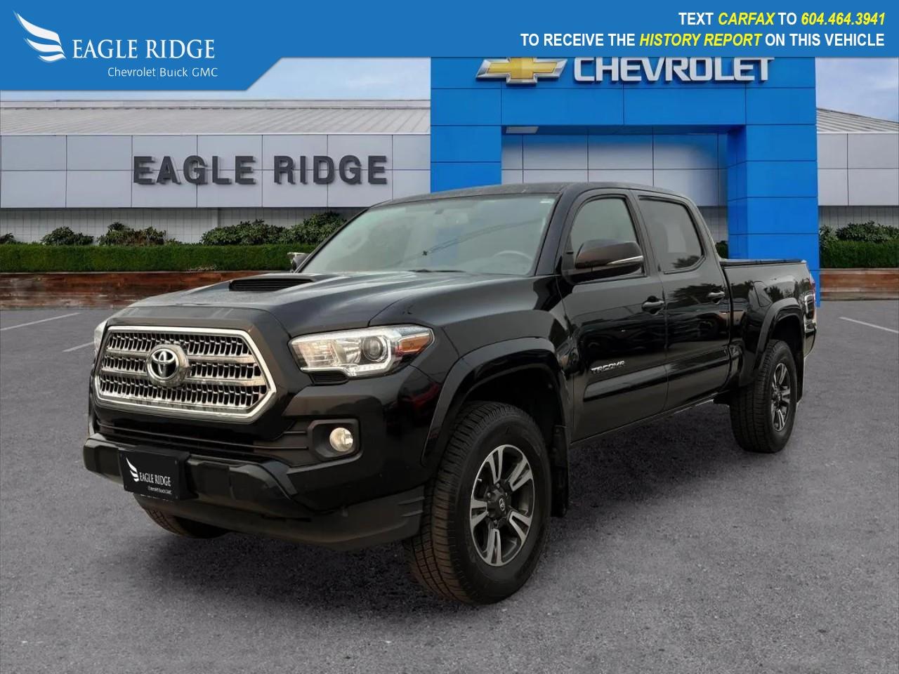 Used 2017 Toyota Tacoma Steering wheel mounted audio controls, Tachometer, Telescoping steering wheel, Traction control, Turn signal indicator mirrors, Wide Angle Front Fog Lamps for sale in Coquitlam, BC