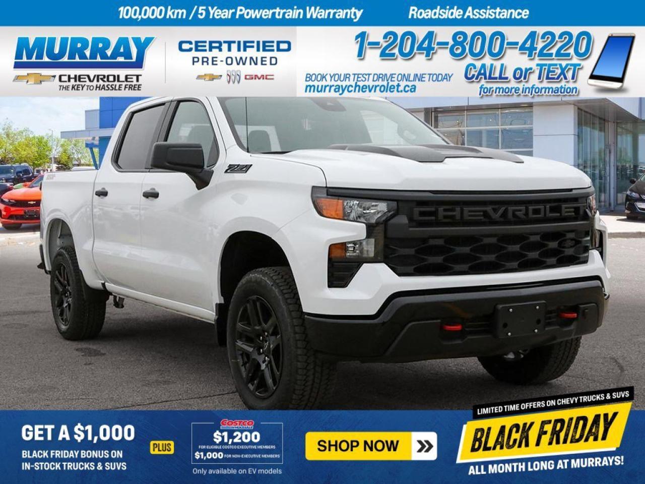 New 2026 Chevrolet Silverado 1500 Custom Trail Boss for sale in Winnipeg, MB