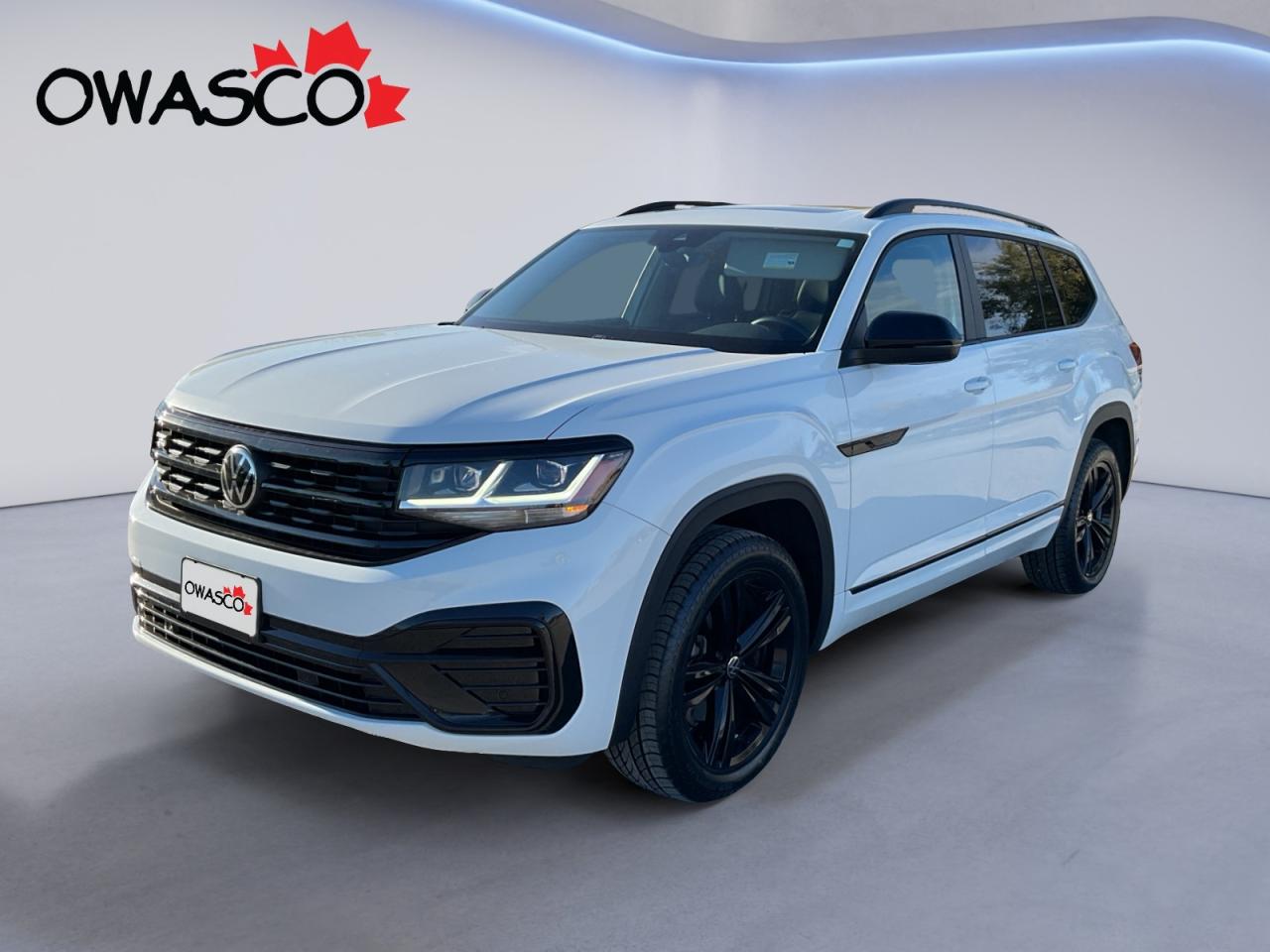 Used 2023 Volkswagen Atlas 3.6L R-Line Black Ed.! 7 Seater! Clean CarFax! for sale in Whitby, ON