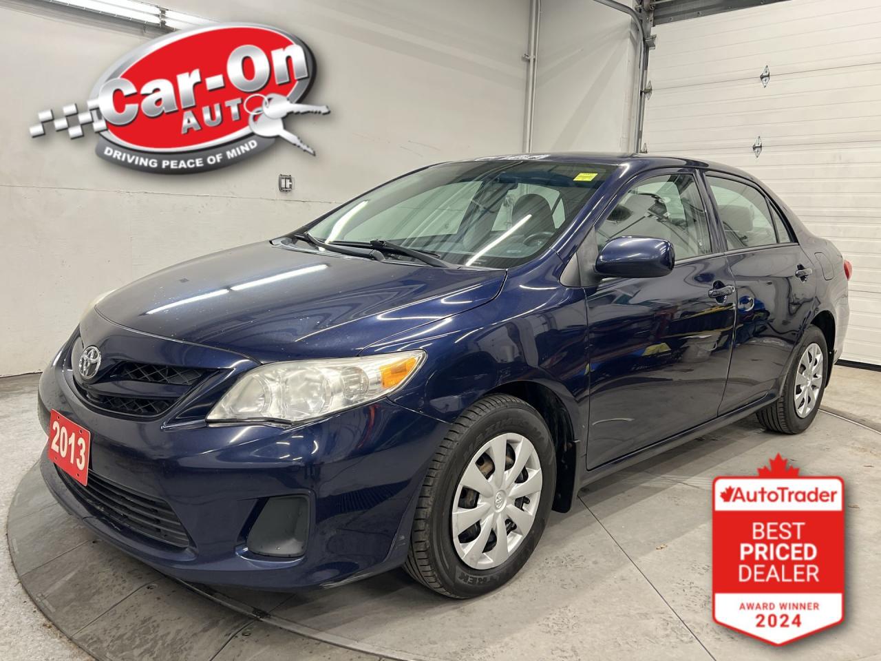 2013 Toyota Corolla CERTIFIED W/ LOW KMS! | 5-SPEED | BLUETOOTH | A/C Photo0