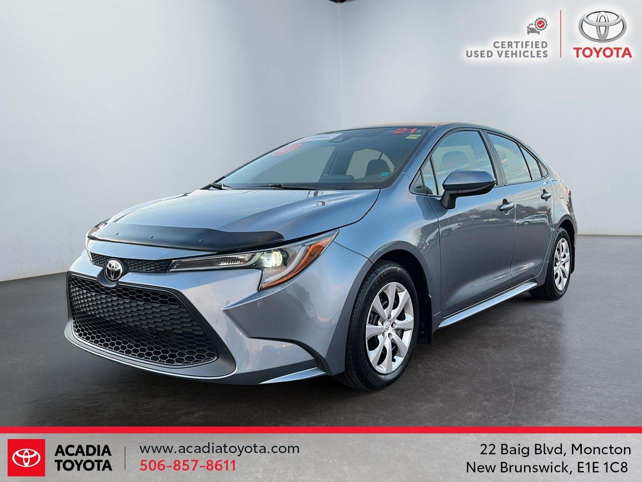 Used 2021 Toyota Corolla LE CVT for sale in Moncton, NB