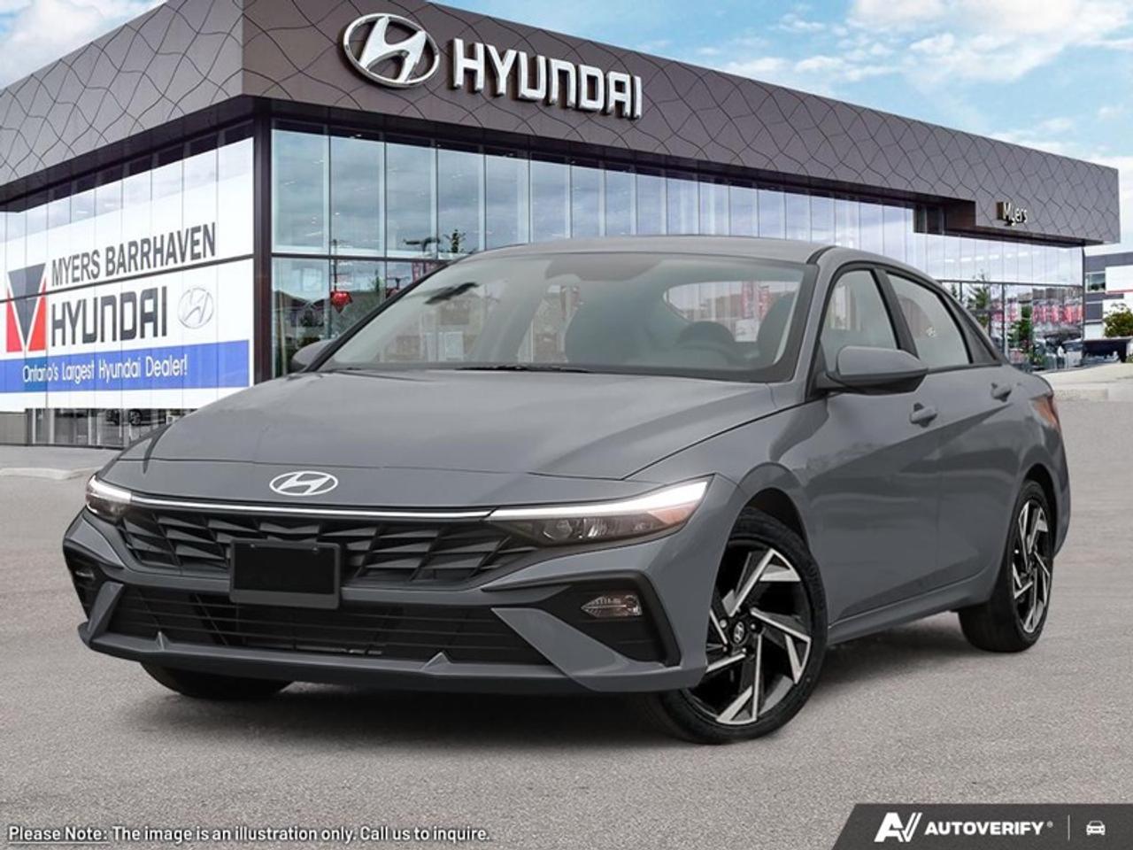 <b>Sunroof,  Navigation,  Heated Seats,  Heated Steering Wheel,  Blind Spot Warning!</b><br> <br> This 2026 Elantra is bringing the classic sedan back with bold, edgy, forward-thinking design.<br> <br>This 2026 Elantra was made to be the sharpest compact sedan on the road. With tons of technology packed into the spacious and comfortable interior, along with bold and edgy styling inside and out, this family sedan makes the unexpected your daily driver.<br> <br>This Ecotronic Grey sedan has an Automatic transmission and is powered by a 147HP 2.0L 4 Cylinder Engine. <br> <br> Our Elantras trim level is Preferred w/Tech Pkg. The interior focuses on comfort and convenience with heated front bucket seats, premium tricot cloth upholstery, a heated leather steering wheel, and dual zone automatic climate control. Technology is anchored by a 10.25 inch touchscreen navigation system with Android Auto, Apple CarPlay, Bluetooth with voice recognition, BlueLink telematics, USB connectivity, wireless phone integration, smart device remote start, and two front LCD monitors. The cabin also includes smart trunk proximity access, power windows with driver one touch up/down, selective service internet access, integrated navigation voice activation, ample storage, and full interior lighting with fade to off functionality. Safety coverage is extensive with forward collision avoidance assist with pedestrian detection, blind spot collision warning, rear cross traffic collision avoidance assist, lane keeping assist, lane follow assist, driver monitoring alert, emergency SOS capability, a full suite of airbags including rear side impact coverage, stability and traction control, tire pressure monitoring, child safety locks, and a backup camera. This vehicle has been upgraded with the following features: Sunroof, Navigation, Heated Seats, Heated Steering Wheel, Blind Spot Warning, Remote Start, Lane Keep Assist.<br><br> <br/><br> o~o