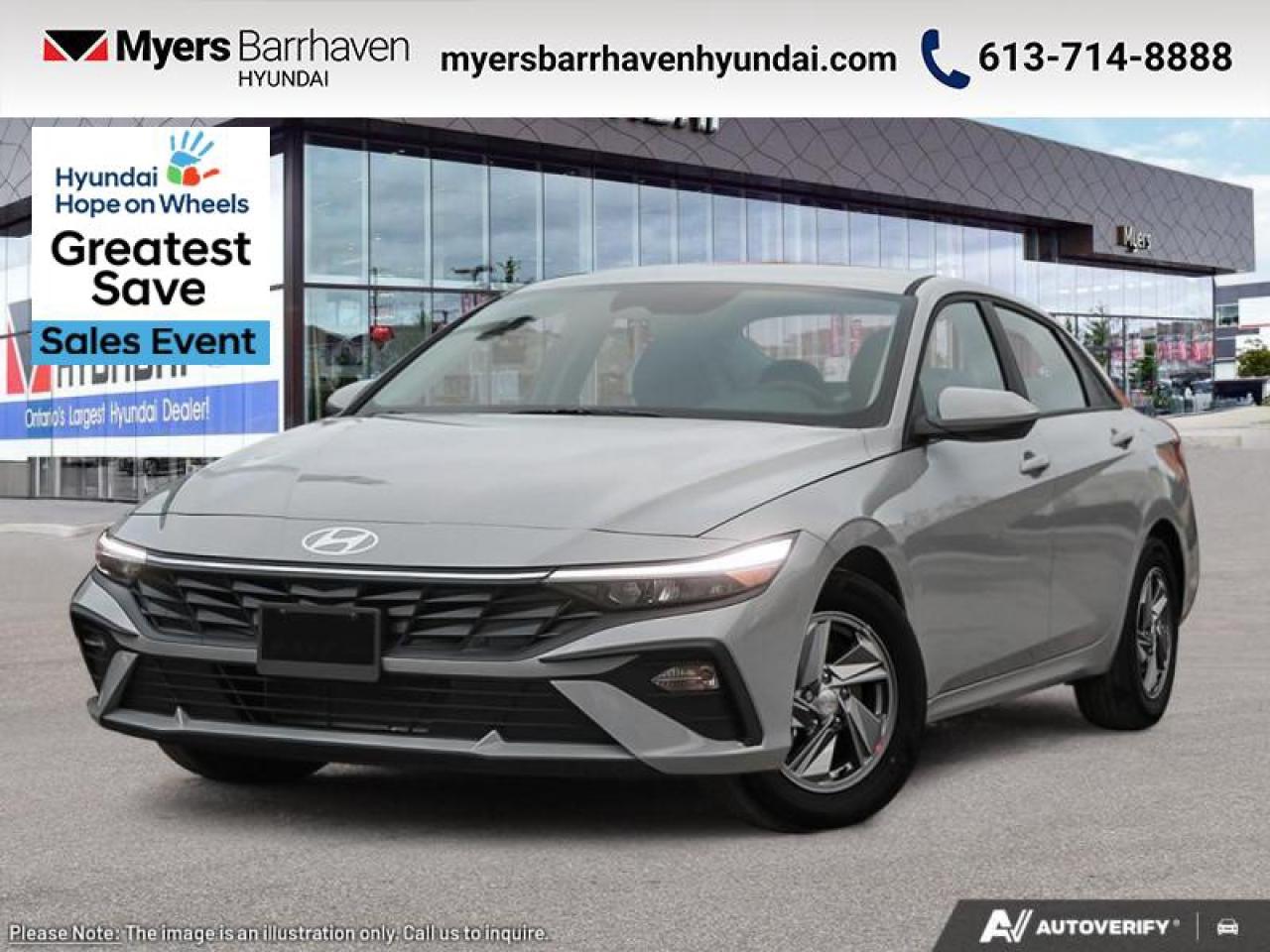 New 2025 Hyundai Elantra Essential   - Heated Seats - $181 B/W for sale in Nepean, ON
