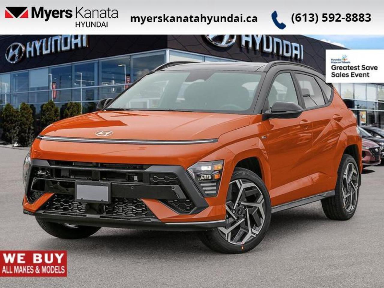 New 2026 Hyundai KONA N Line Ultimate AWD w/Two-Tone Roof  - $146.93 /Wk for sale in Kanata, ON
