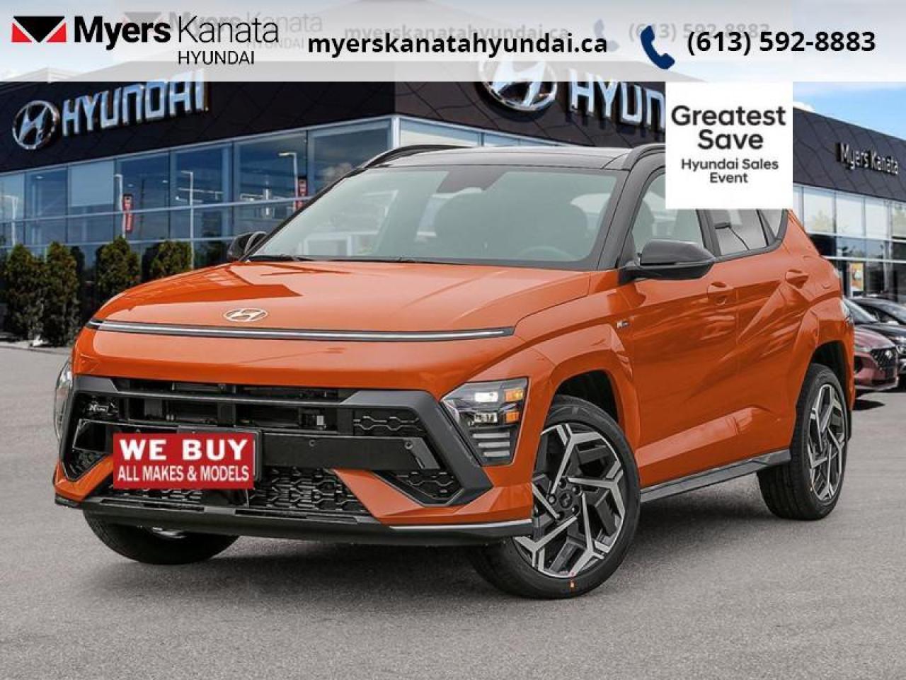 New 2026 Hyundai KONA N Line Ultimate AWD w/Two-Tone Roof  - $146.93 /Wk for sale in Kanata, ON
