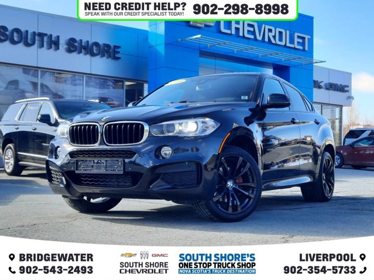 Recent Arrival! Black 2019 BMW X6 xDrive35i For Sale, Bridgewater AWD 8-Speed Automatic Sport 3.0L I6 DOHC 24V TwinPower Turbo Clean Car Fax, Leather, 10 Speakers, Air Conditioning, Alloy wheels, Apple CarPlay, Auto-dimming Rear-View mirror, Bumpers: body-colour, CD player, Compass, Delay-off headlights, Driver door bin, Driver vanity mirror, Dual front impact airbags, Dual front side impact airbags, DVD-Audio, Electric Seats w/Driver Memory, Electronic Stability Control, Exterior Parking Camera Rear, Four wheel independent suspension, Front anti-roll bar, Front Bucket Seats, Front dual zone A/C, Front fog lights, Front reading lights, Fully automatic headlights, Garage door transmitter, Head restraints memory, Heated door mirrors, Heated Front Seats, Heated steering wheel, Illuminated entry, Occupant sensing airbag, Outside temperature display, Overhead console, Panic alarm, Power door mirrors, Power driver seat, Power Liftgate, Power moonroof, Power windows, Radio data system, Rear reading lights, Rear window defroster, Satellite Radio Pre-Wire, Speed control, Speed-sensing steering, Speed-Sensitive Wipers, Split folding rear seat, Sport Bucket Seats, Steering wheel mounted A/C controls, Tachometer, Telescoping steering wheel, Tilt steering wheel, Traction control, Turn signal indicator mirrors, USB Integration w/Bluetooth, Variably intermittent wipers.