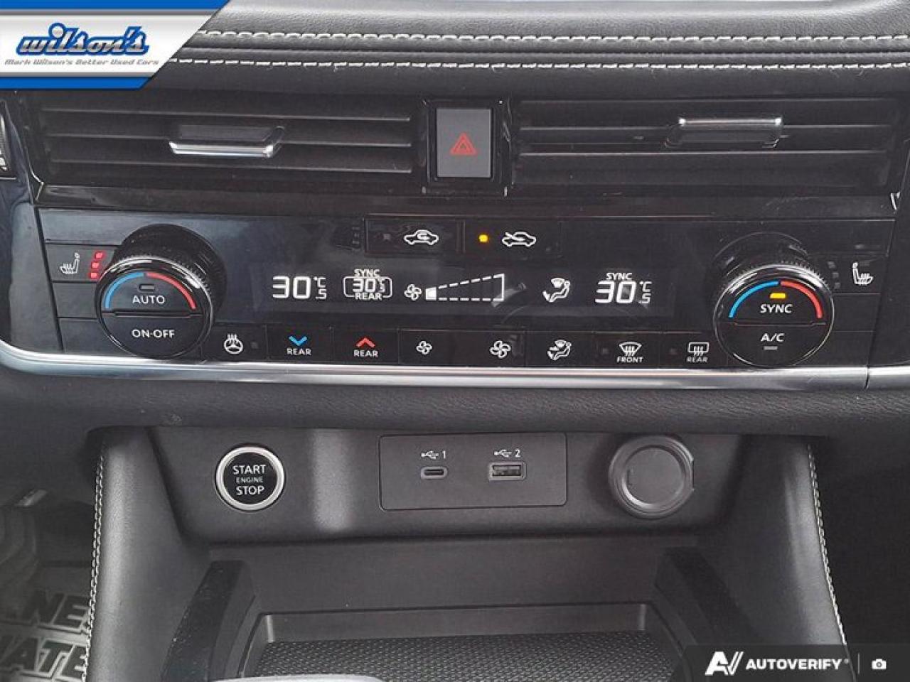 2023 Nissan Rogue SL AWD | Leather | Pano Roof | Nav | 360 Camera | Adaptive Cruise | Heated Wheel + Seats and More ! Photo