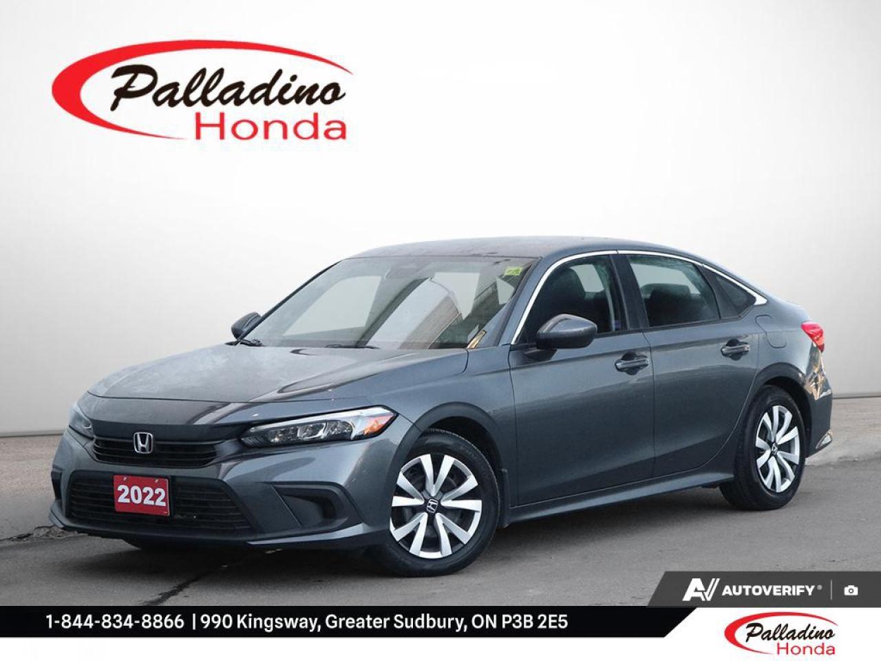 Used 2022 Honda Civic SEDAN LX for sale in Greater Sudbury, ON