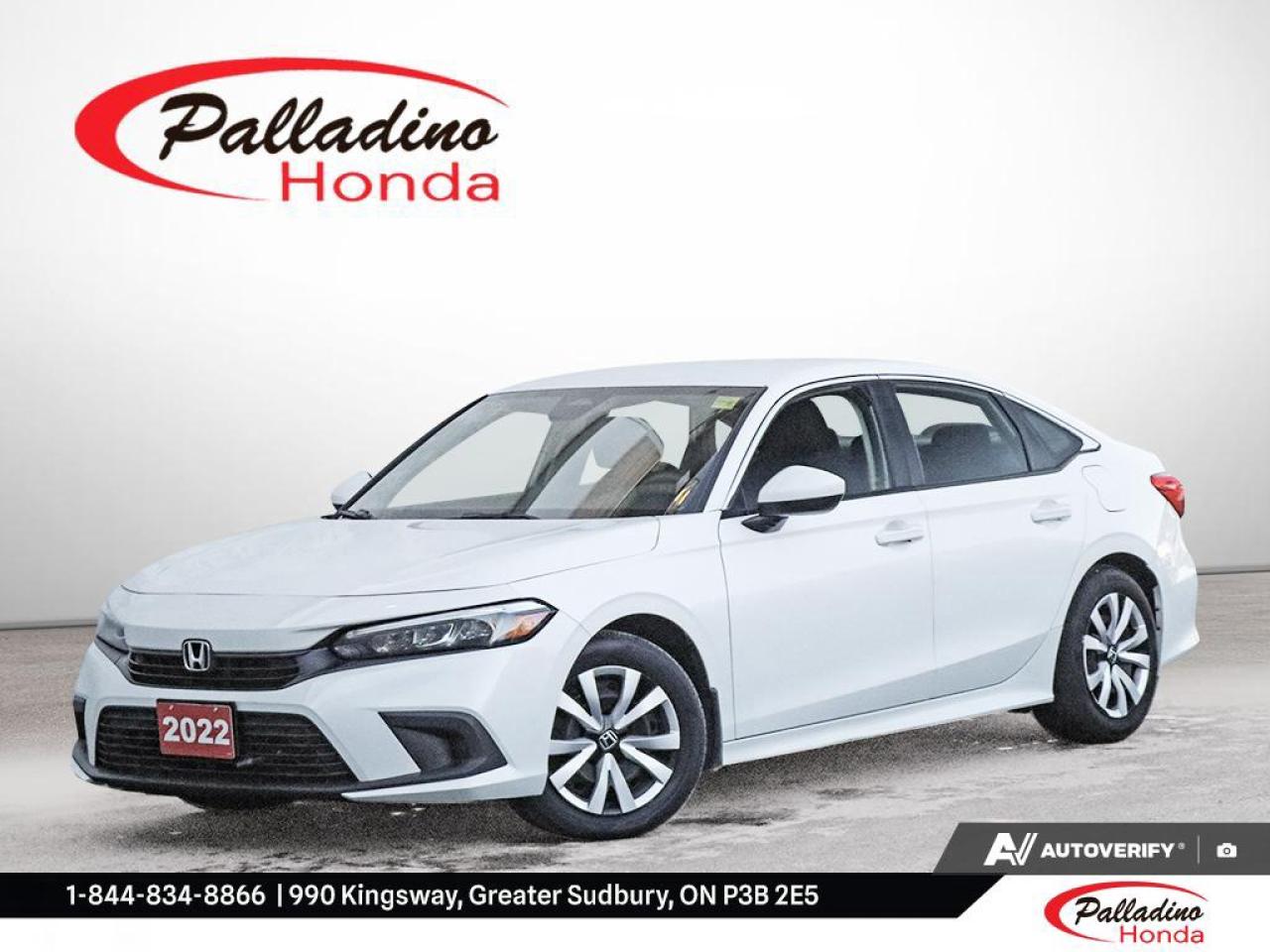 Used 2022 Honda Civic SEDAN LX for sale in Greater Sudbury, ON