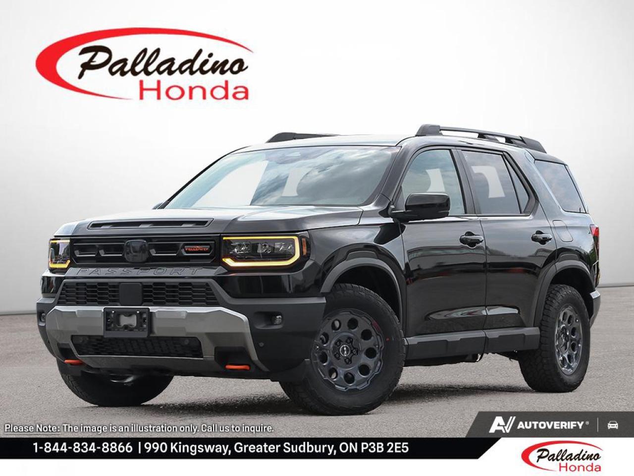 New 2026 Honda Passport TrailSport Touring Blackout for sale in Greater Sudbury, ON