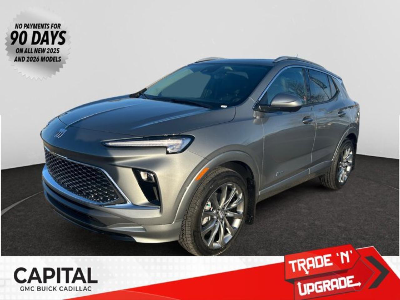 This 2026 Buick Encore GX in Moonstone Grey Metallic is equipped with AWD and Turbocharged 1.3/ engine.Check out this vehicles pictures, features, options and specs, and let us know if you have any questions. Helping find the perfect vehicle FOR YOU is our only priority.P.S...Sometimes texting is easier. Text (or call) 306-801-9090 for fast answers at your fingertips!Dealer License #914248Disclaimer: All prices are plus taxes & fees. See dealer for Details. Dealer Permit # 914248 See dealer for Details.