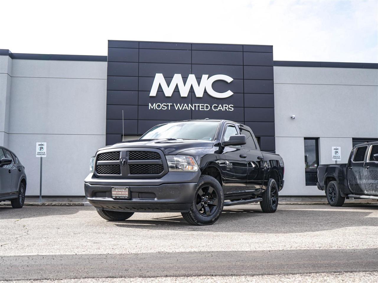 Used 2023 RAM 1500 BLACK TRADESMAN CREW CAB | 4X4 | NO ACCIDENTS | DEALER SERVICED for sale in Kitchener, ON