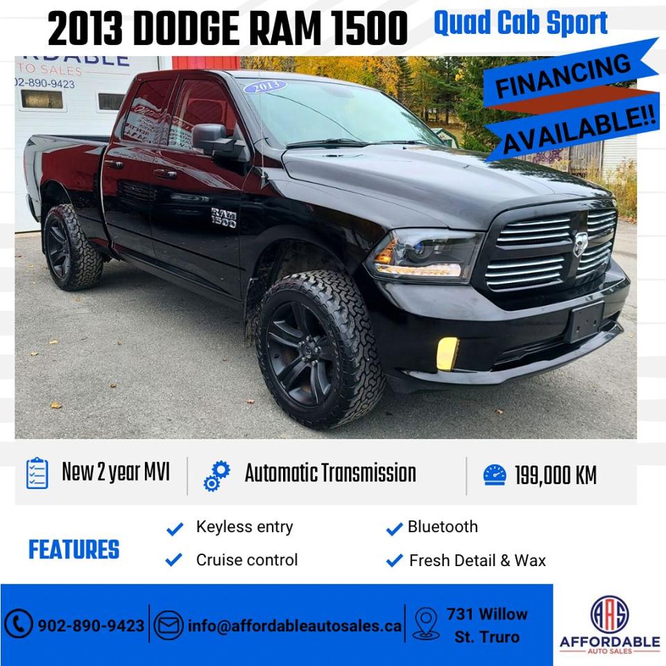 Used 2013 RAM 1500 SPORT for sale in Truro, NS